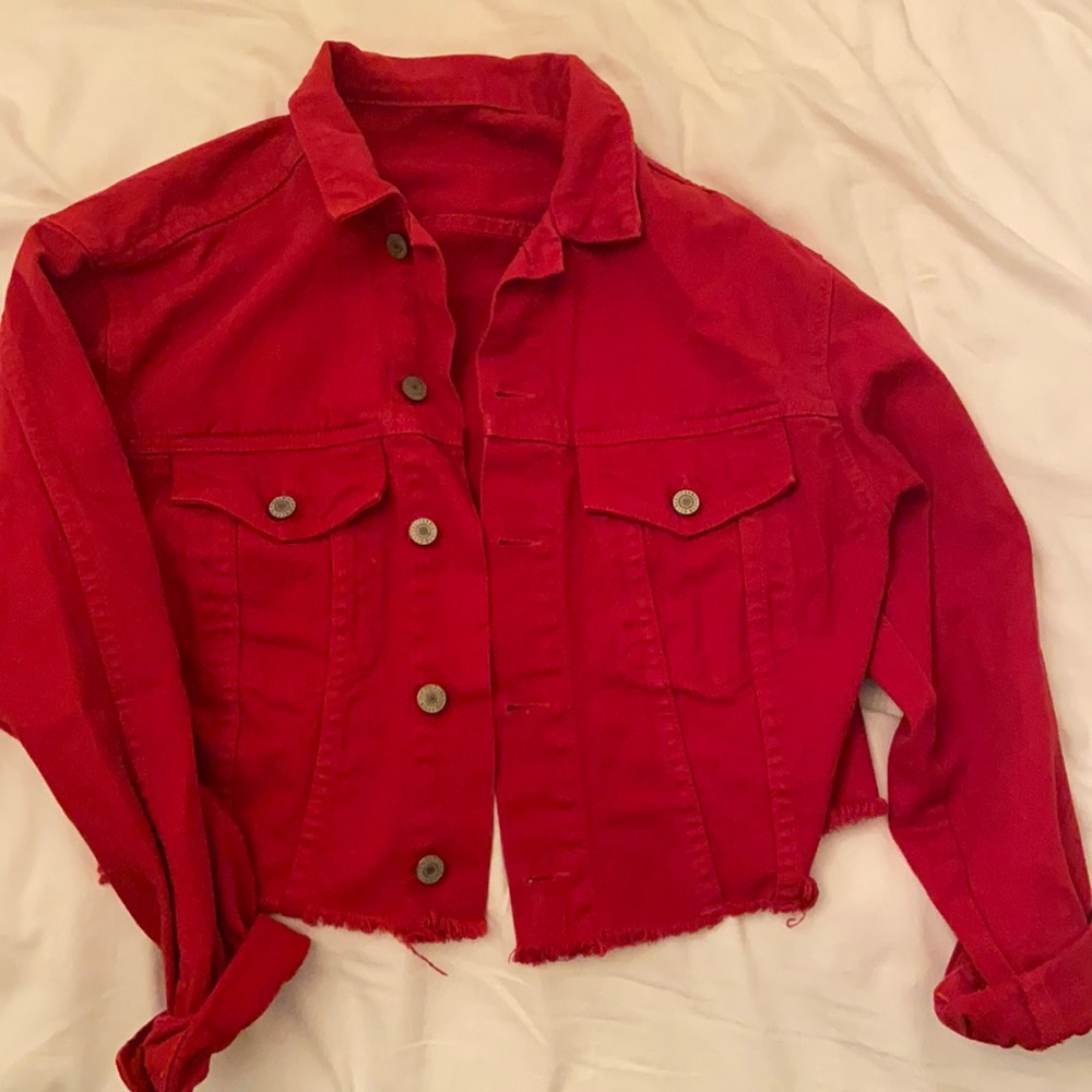 Red jacket